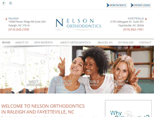 Tablet Screenshot of nelsonorthodontics.com